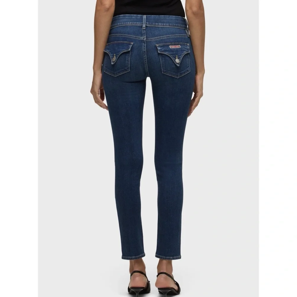 ❤️ Hudson Collin Flap Skinny Jeans Dark Wash Sz 32 - Picture 3 of 13